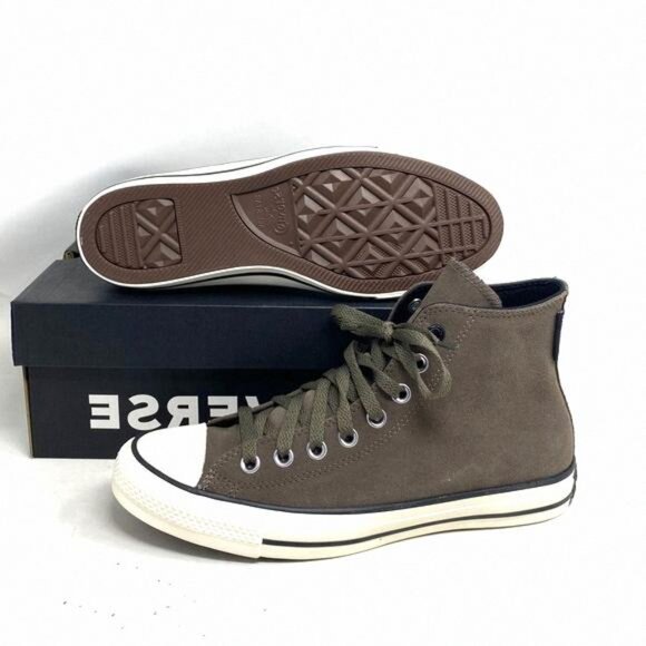 Converse Chuck Taylor High Women Shoe Engine Smoke A05372C Sneakers Casual Suede - Picture 7 of 10